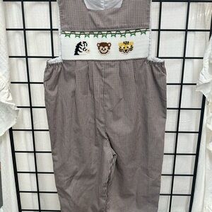 Brown and White Sleep Sacks with Animal Accents